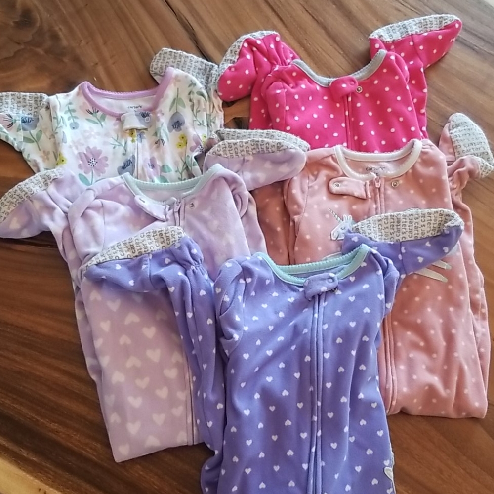 Kids onsie footed jammies